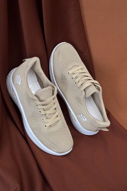 Кроссовки мужские текстильные, цвет бежевый, 244RJ1078