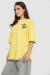 Футболка жіноча з принтом, колір жовтий, 244R2030 Футболка жіноча з принтом, колір жовтий, 244R2030