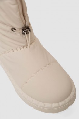 Дутики жіночі зимові на хутрі, колір бежевий, 248RFM200