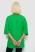 Футболка женская с принтом, цвет зеленый, 244R2019