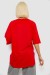 Футболка женская с принтом, цвет красный, 244R2017