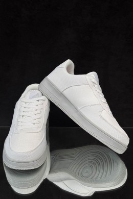 Кросівки чоловічі текстиль, колір біло-сірий, 248RCX1610