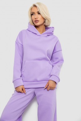 Спортивный костюм женский на флисе, цвет сиреневый, 257R87