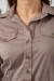 Сорочка жіноча однотонна, колір мокко, 230R068-5