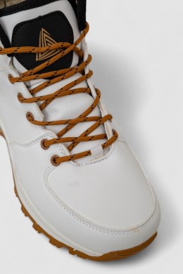 Кросівки чоловічі зимові на хутрі  -уцінка, колір біло-жовтий, 248RH770-U-90