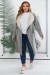 Кардиган женский, цвет серый, 257R5012