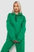 Спортивный костюм женский на флисе, цвет зеленый, 238R5726