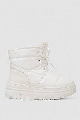 Ботинки зимние женские на меху  -уценка, цвет белый, 248RAM017-U-4