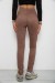 Лосины однотонные, цвет мокко, 257R2045 Лосины однотонные, цвет мокко, 257R2045