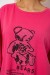 Футболка женская с принтом, цвет розовый, 244R2029-5