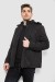 Куртка мужская демисезонная с капюшоном, цвет черный, 244RL9159AL Куртка мужская демисезонная с капюшоном, цвет черный, 244RL9159AL
