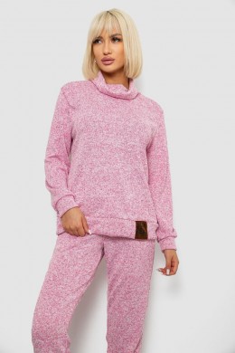Костюм женский повседневный, цвет розовый, 257R123
