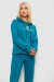 Спортивный костюм женский двухнитка  -уценка, цвет бирюзовый, 214R1419-007-U-3