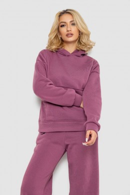 Спортивный костюм женский на флисе, цвет сливовый, 177R056