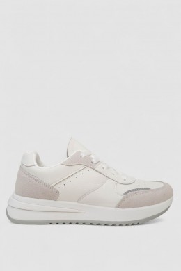 Кроссовки женские, цвет бело-серый, 248RG130