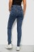 Джинсы женские однотонные Skinny, цвет синий, 244R1268
