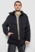 Куртка мужская зимняя удлиненная, цвет черный, 241R2022-21 Куртка мужская зимняя удлиненная, цвет черный, 241R2022-21