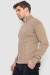 Кофта мужская на молнии с карманами, цвет бежевый, 161R1053