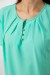 Блуза однотонная, цвет мятный, 230R112-15