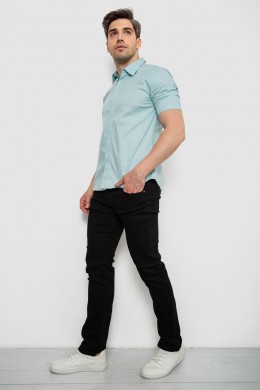 Рубашка мужская однотонная  -уценка, цвет оливковый, 214R6917-3-U