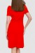 Платье базовое однотонное, цвет красный, 244R265 Платье базовое однотонное, цвет красный, 244R265