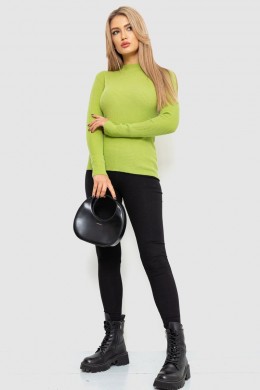 Водолазка женская в рубчик, цвет фисташковый, 204R9029