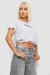 Футболка женская с принтом, цвет серый, 244R2306 Футболка женская с принтом, цвет серый, 244R2306