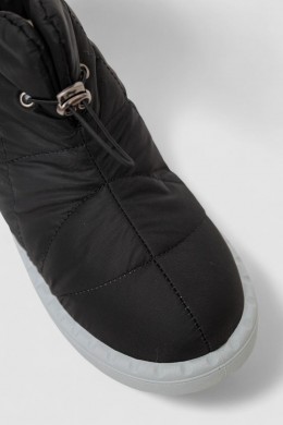 Дутики женские зимние на меху, цвет черно-серый, 248RFM400-5