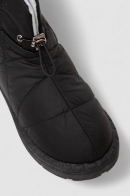 Дутики женские зимние на меху, цвет черно-серый, 248RFM400