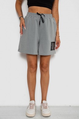Шорти жіночі з принтом, колір сірий, 238R131