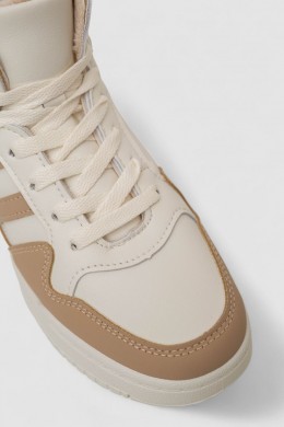 Кросівки жіночі зимові на хутрі, колір молочно-бежевий, 248RAD400-11