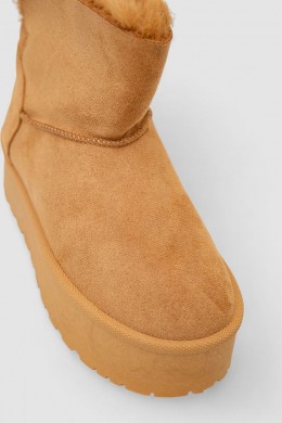 Уггі жіночі на хутрі, колір коричневий, 243RG679