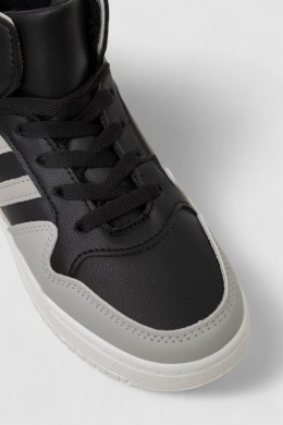 Кросівки жіночі зимові на хутрі, колір чорно-сірий, 248RAD400