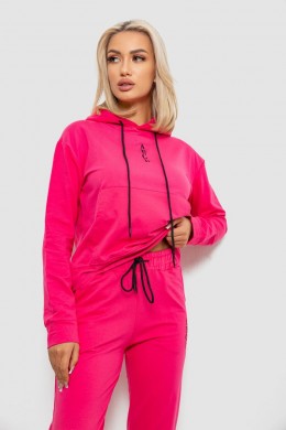 Спортивний костюм жіночий двонитка, колір рожевий, 214R1419-001