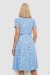 Платье софт с принтом, цвет голубой, 230R1111 Платье софт с принтом, цвет голубой, 230R1111
