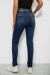 Джинси жіночі однотонні Skinny, колір синій, 244R11989 Джинси жіночі однотонні Skinny, колір синій, 244R11989