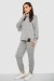 Костюм женский повседневный, цвет серый, 257R123