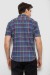 Сорочка чоловіча в клітку, колір синій, 214R842