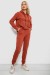 Спортивный костюм женский двухнитка, цвет терракотовый, 214R1419-001