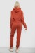 Спортивный костюм женский двухнитка, цвет терракотовый, 214R1419-001