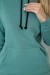 Спорт костюм женский на флисе, цвет оливковый, 241R1530