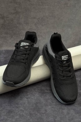 Кроссовки мужские демисезонные, цвет черно-серый, 248RH195