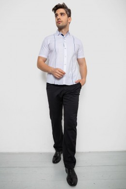 Рубашка мужская однотонная  -уценка, цвет белый, 214R7003-5-U-3