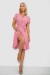 Платье софт с принтом, цвет пудровый, 230R0032 Платье софт с принтом, цвет пудровый, 230R0032