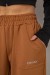 Спортивные штаны женские, цвет коричневый, 238R325-1