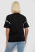Футболка женская с принтом, цвет черный, 244R2351 Футболка женская с принтом, цвет черный, 244R2351
