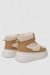 Кроссовки женские зимние на меху хайтопы, цвет бежевый, 248RLM20-3 Кроссовки женские зимние на меху хайтопы, цвет бежевый, 248RLM20-3