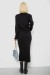 Костюм женский повседневный, цвет черный, 257R130