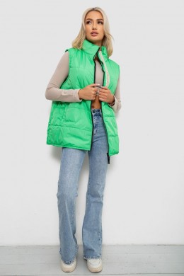 Жилет женский демисезонный, цвет салатовый, 257R95