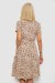 Платье софт с принтом, цвет бежевый, 230R0032-4 Платье софт с принтом, цвет бежевый, 230R0032-4